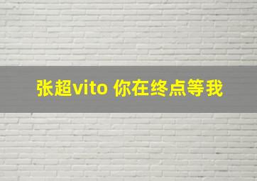 张超vito 你在终点等我